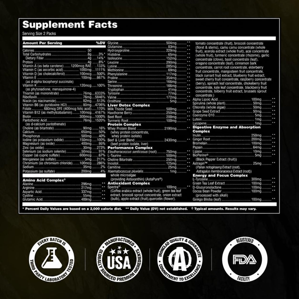 Multivitamin Supplement 44 Pill Packs U808824