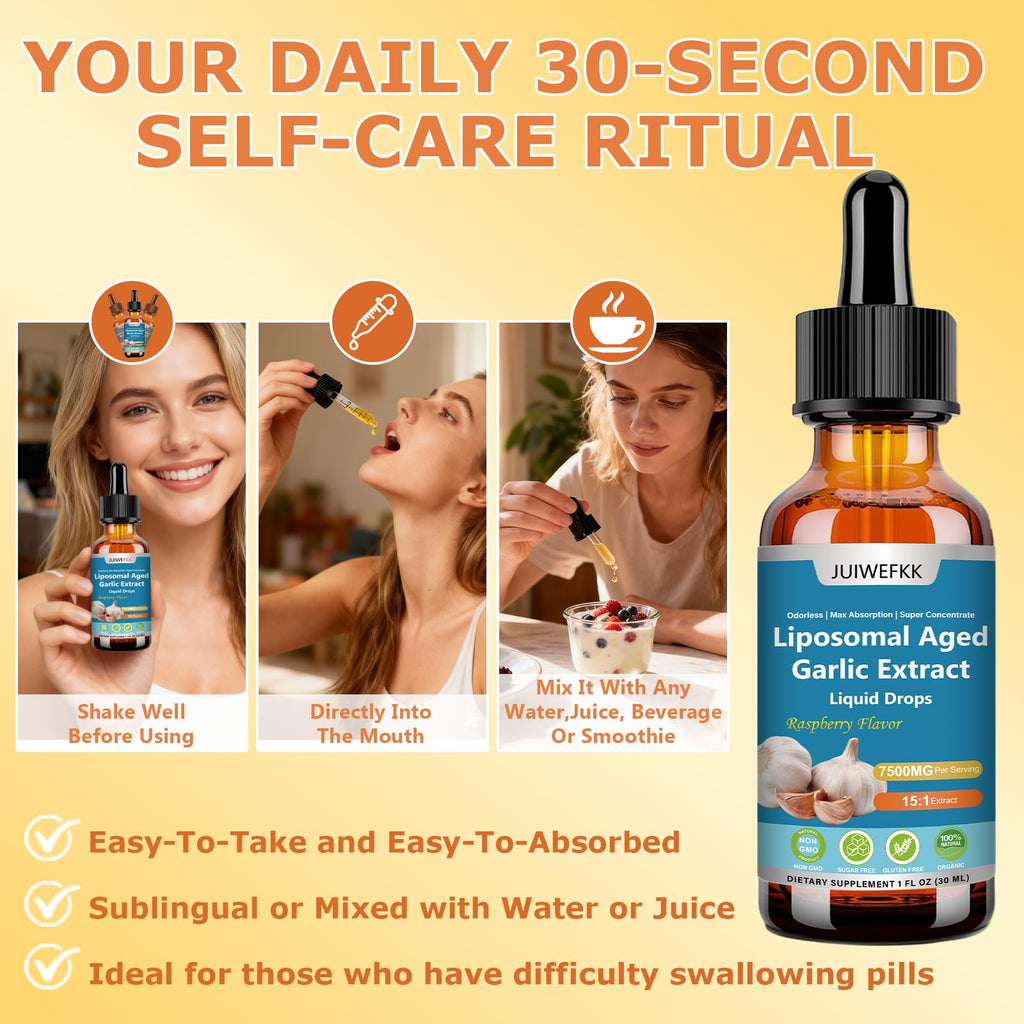 500mg Odorless Aged Garlic Extract Liquid Drop Y232080