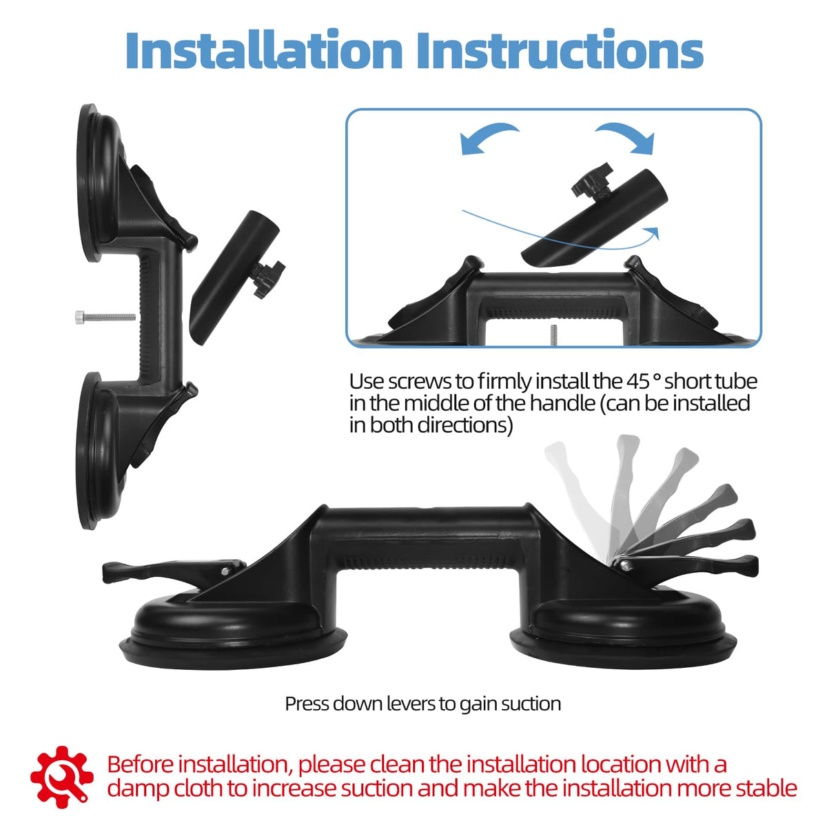 Suction Cup Flag Pole Mount U73732