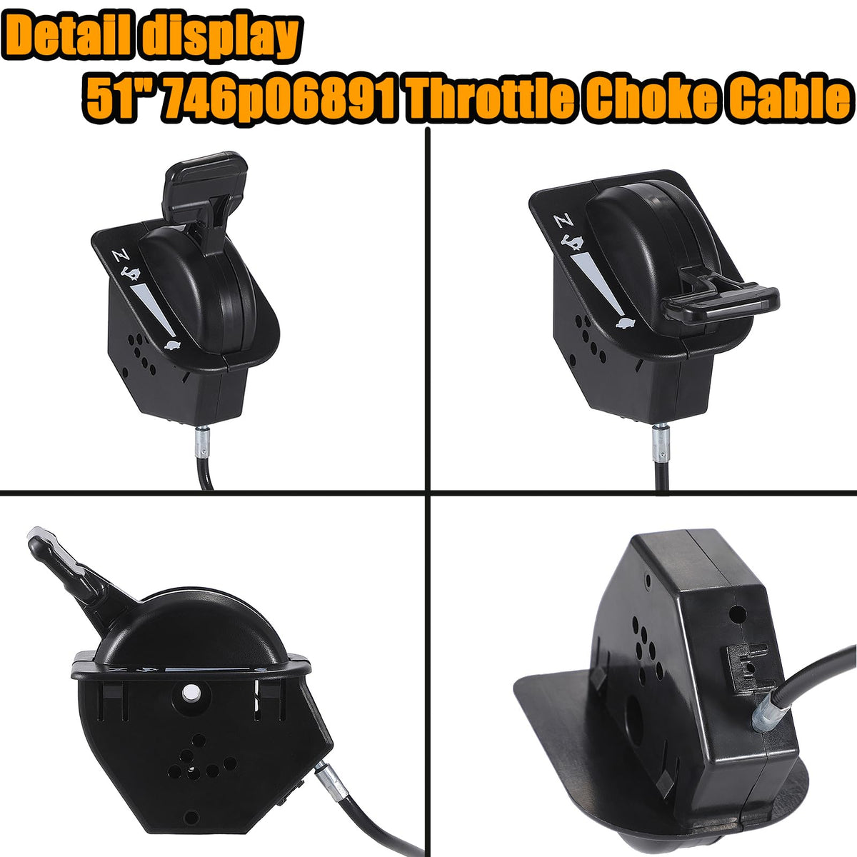 51" Throttle Choke Cable E622778