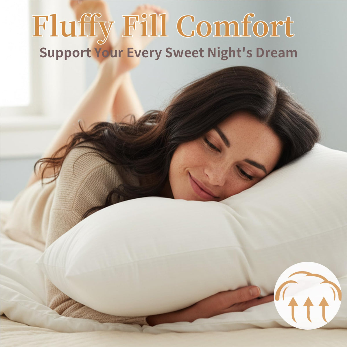 King Size Down Alternative Pillows Set of 2 Q87845