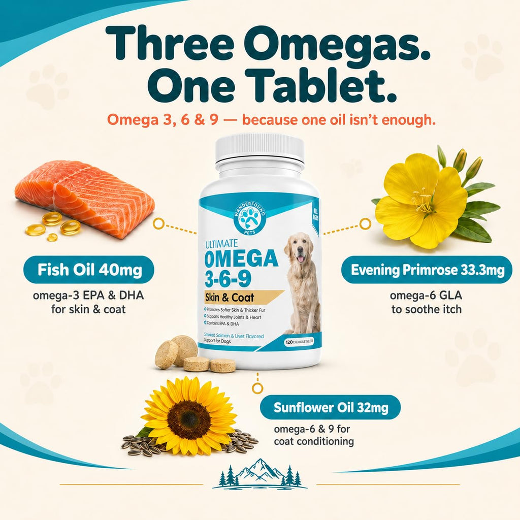 Omega 3-6-9 Fish Oil Chewable Tablets B586