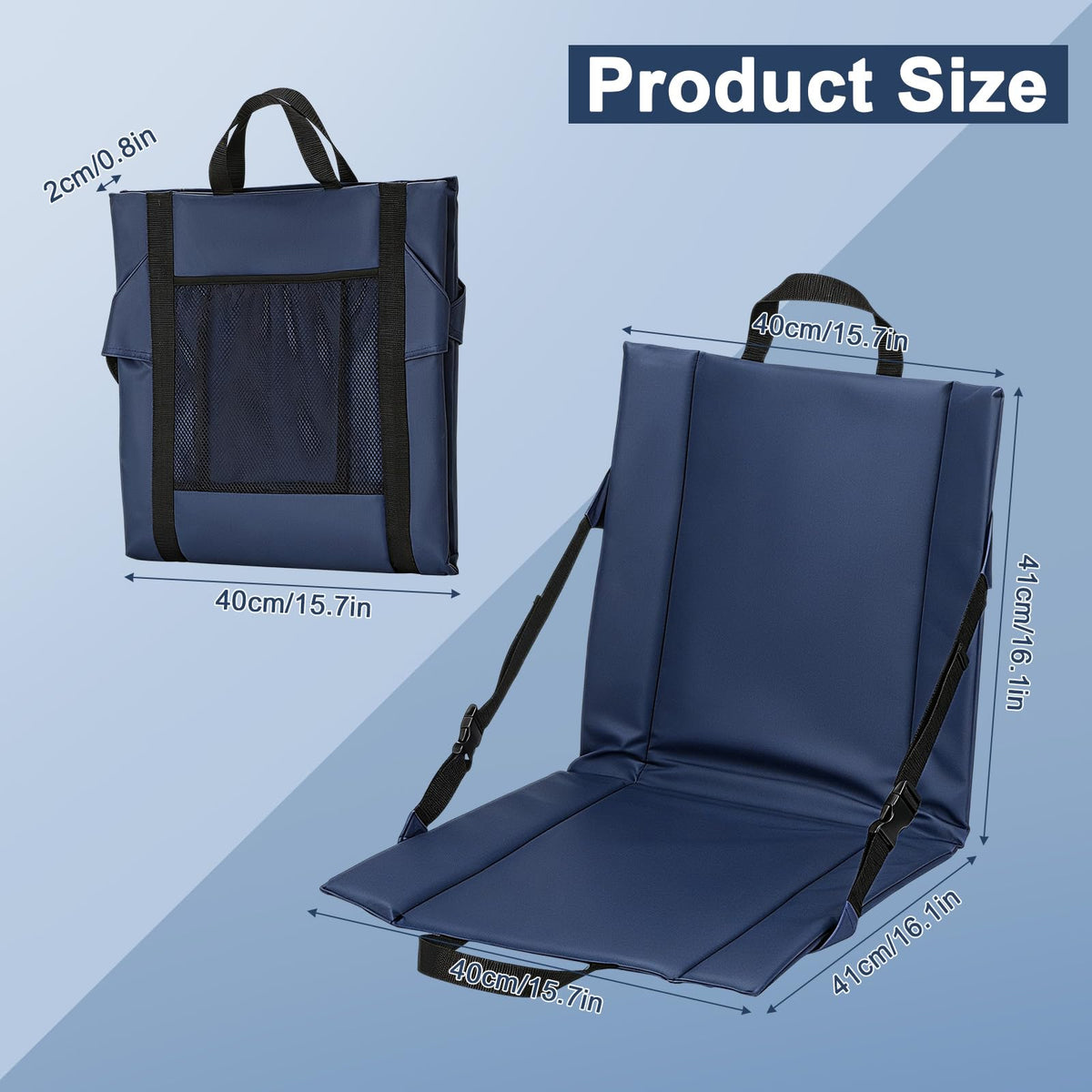 4 Pcs Portable Stadium Chair Cushion F17935