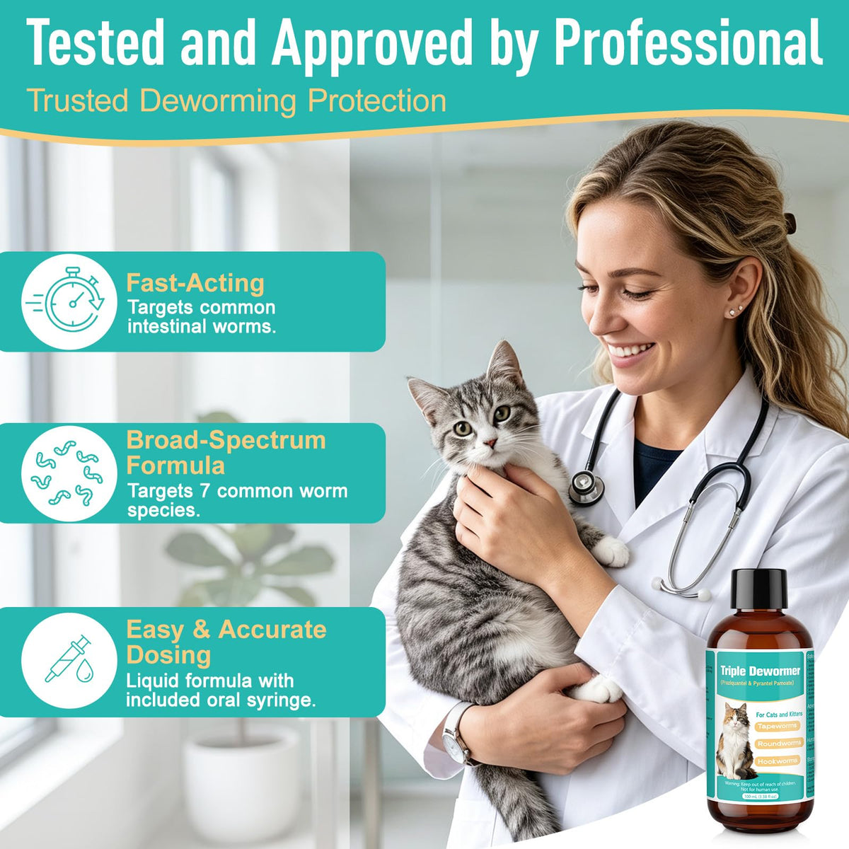 Cat Dewormer Liquid S13190