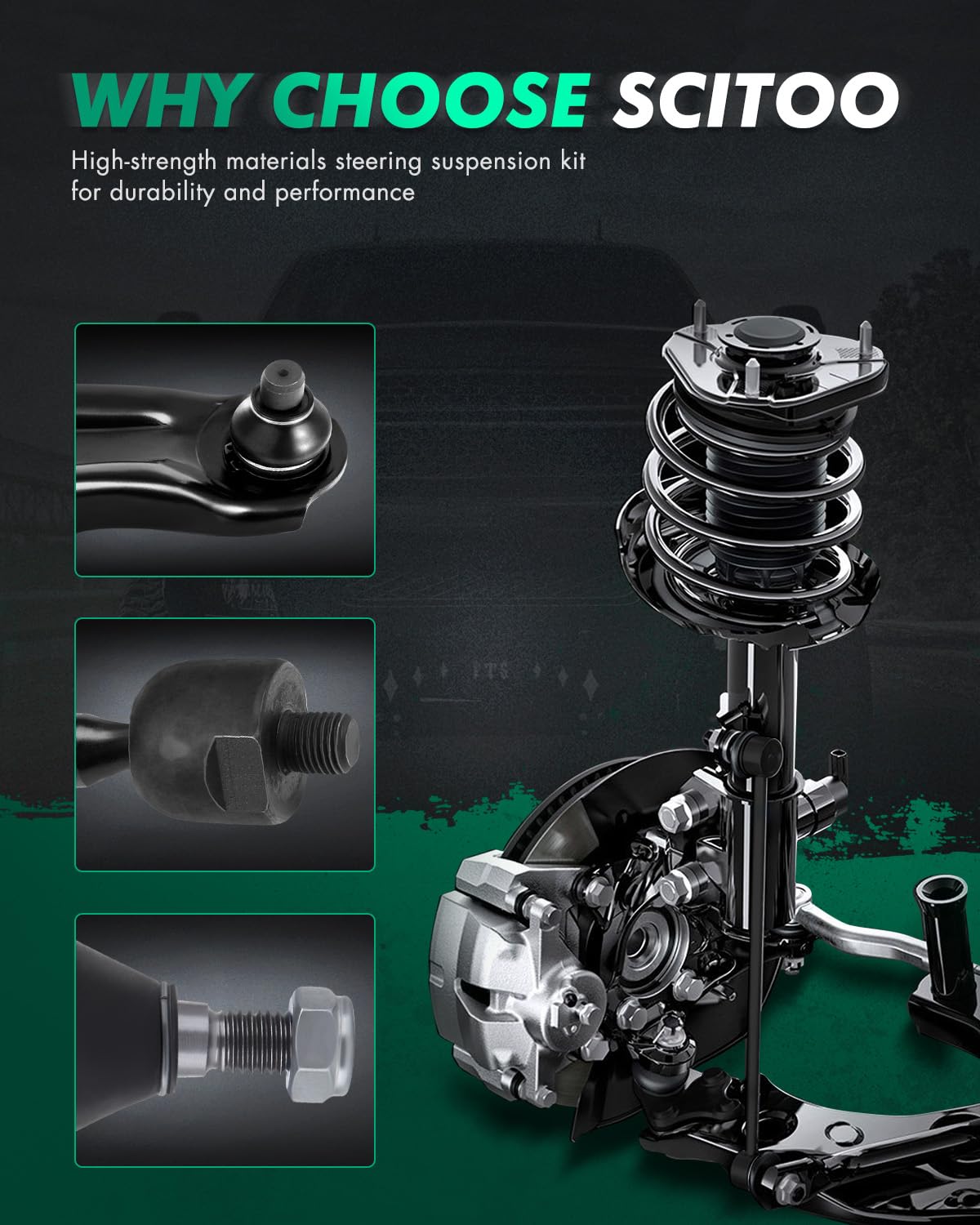 10pcs Front Suspension Kit B56098