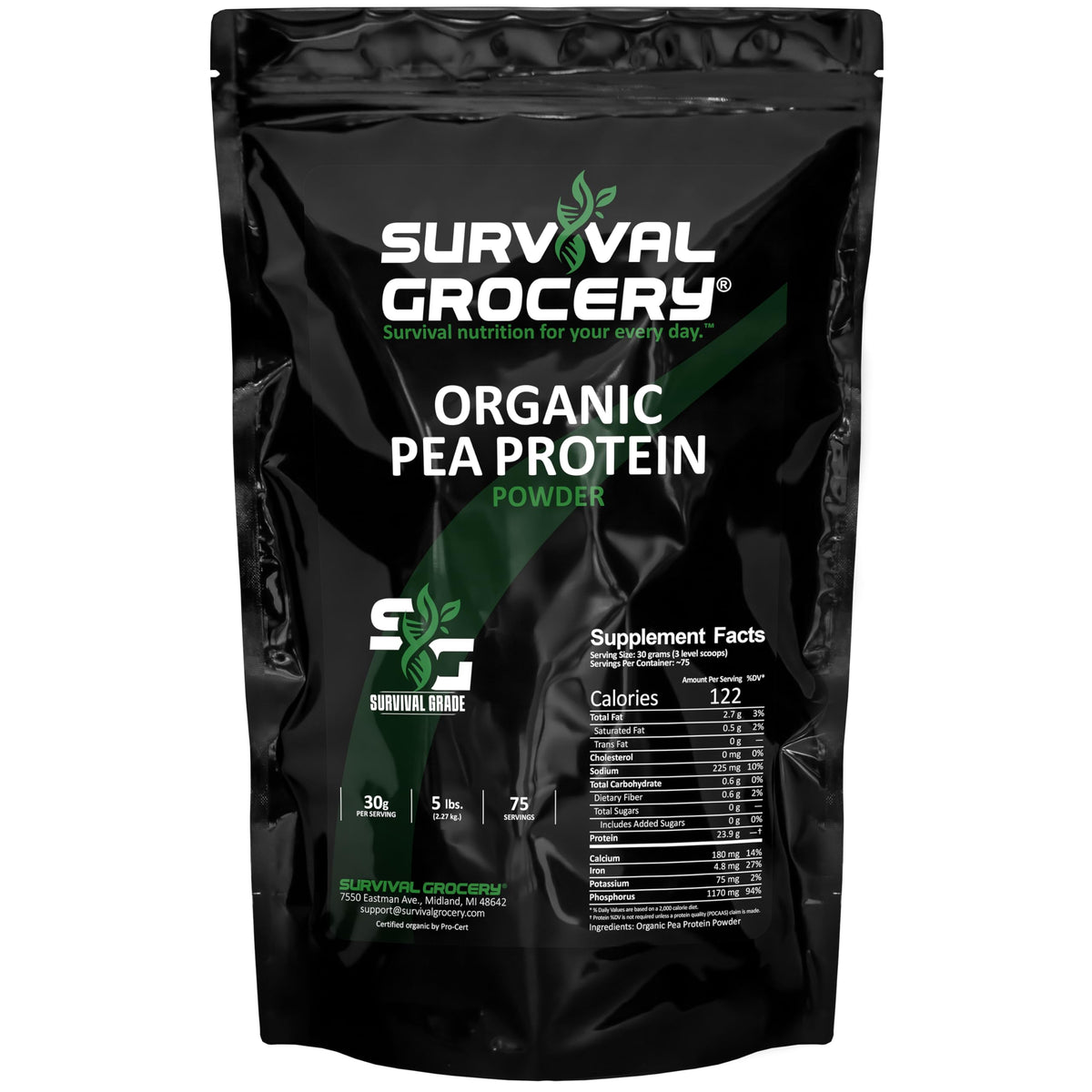 Organic Pea Protein 5 lbs. J742022