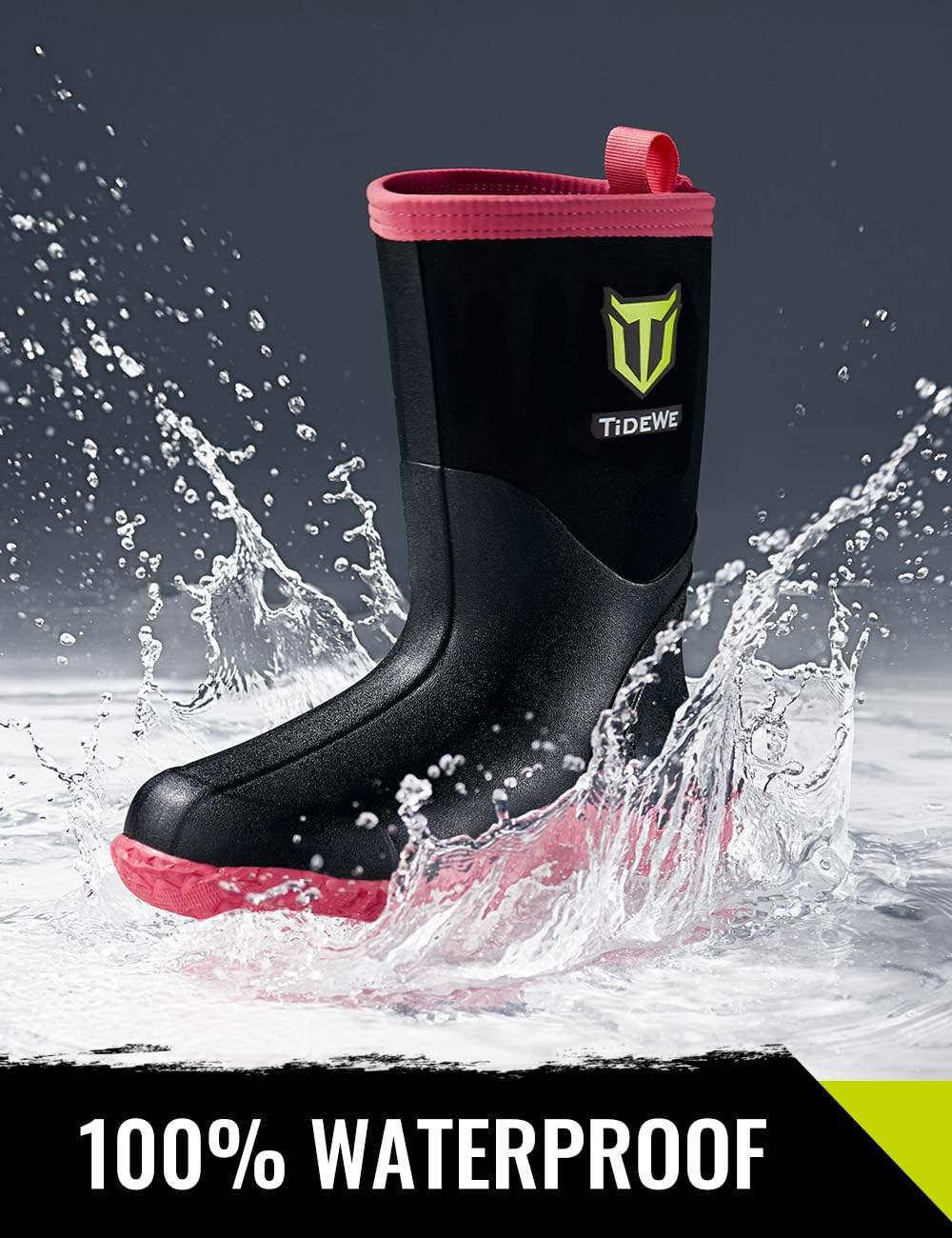 Waterproof Rubber Work Boots Y323667