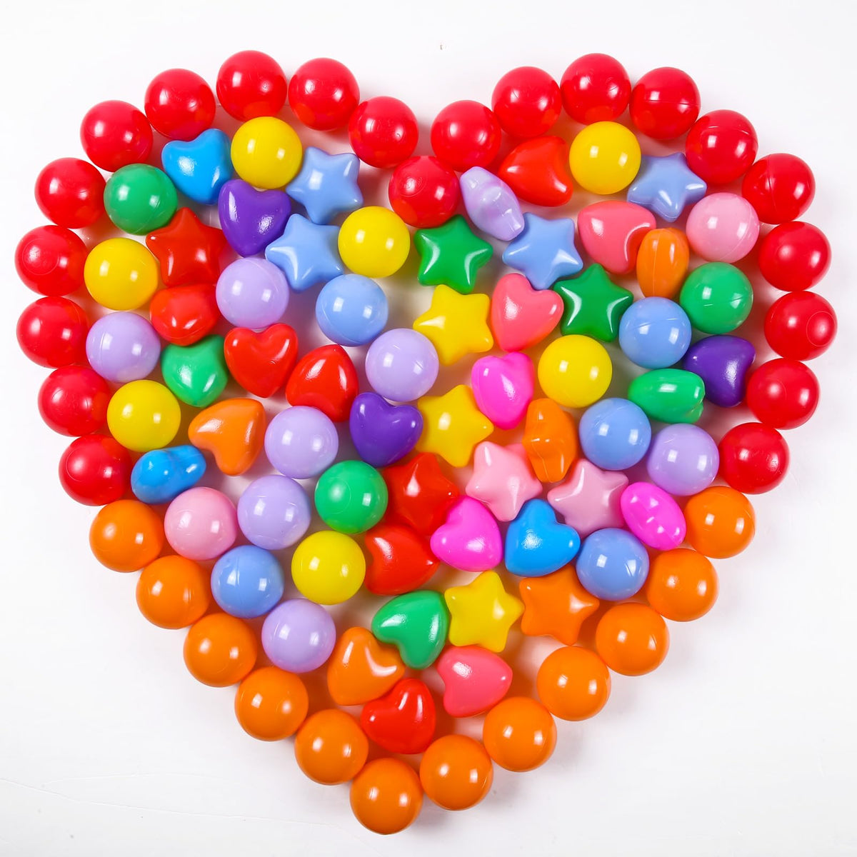 Pack of 100 200 500 BPA Free Non-Toxic Crush Proof Play Balls O485