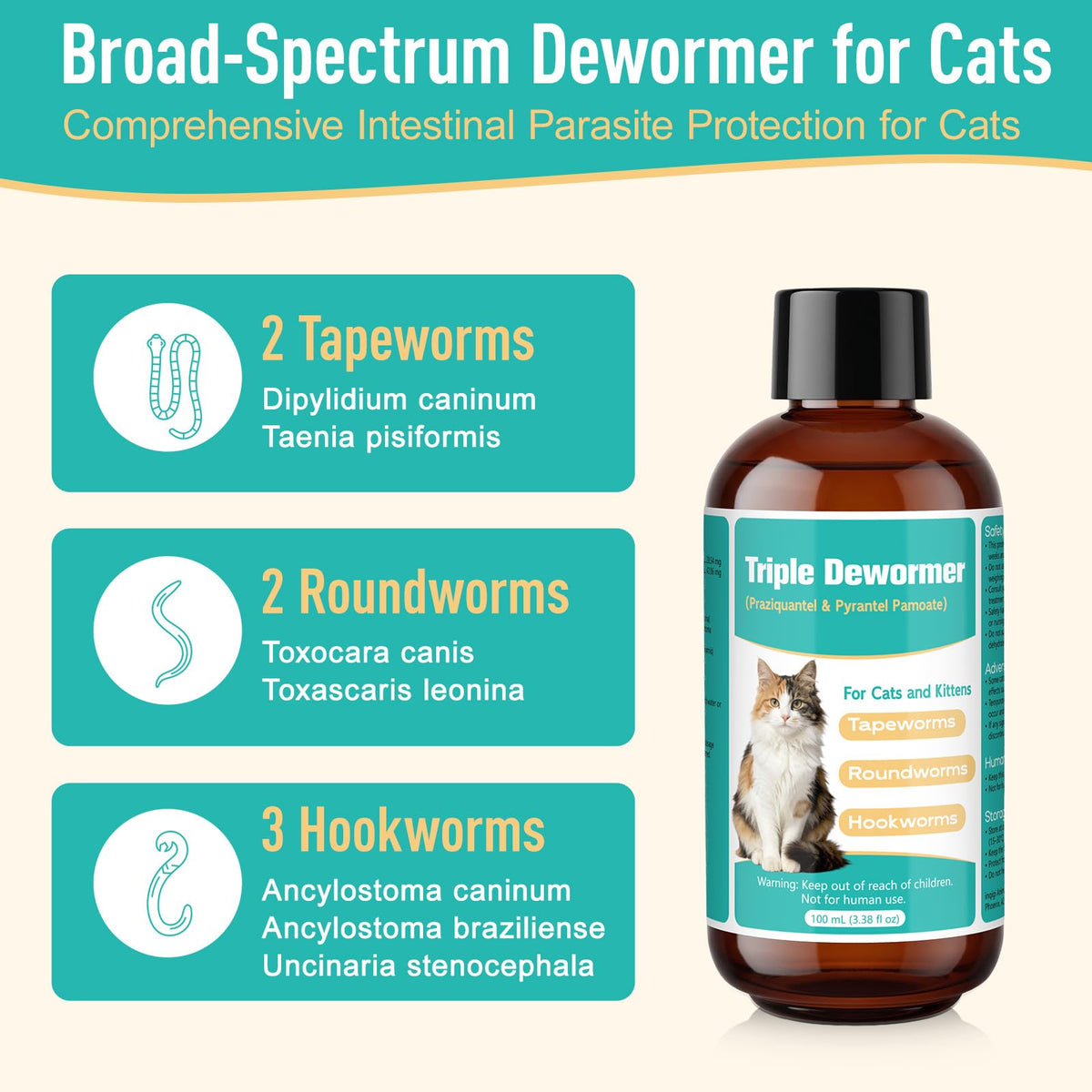 Cat Dewormer Liquid S13190