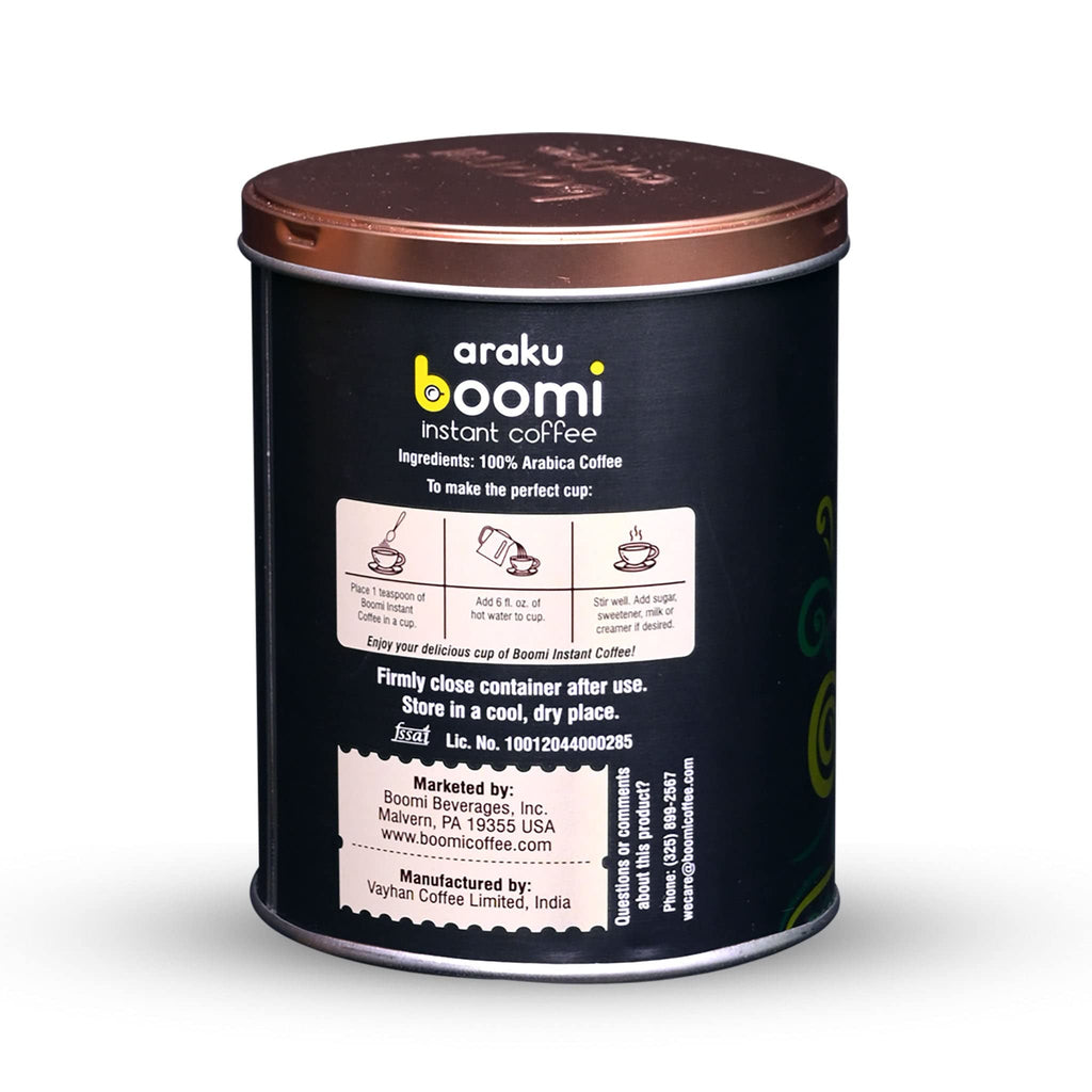 Single Origin Instant Coffee Powder Medium Roast 100% Arabica 7oz Tin P775