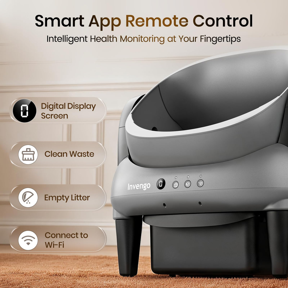 Automatic Self-Cleaning Cat Litter Box R3376