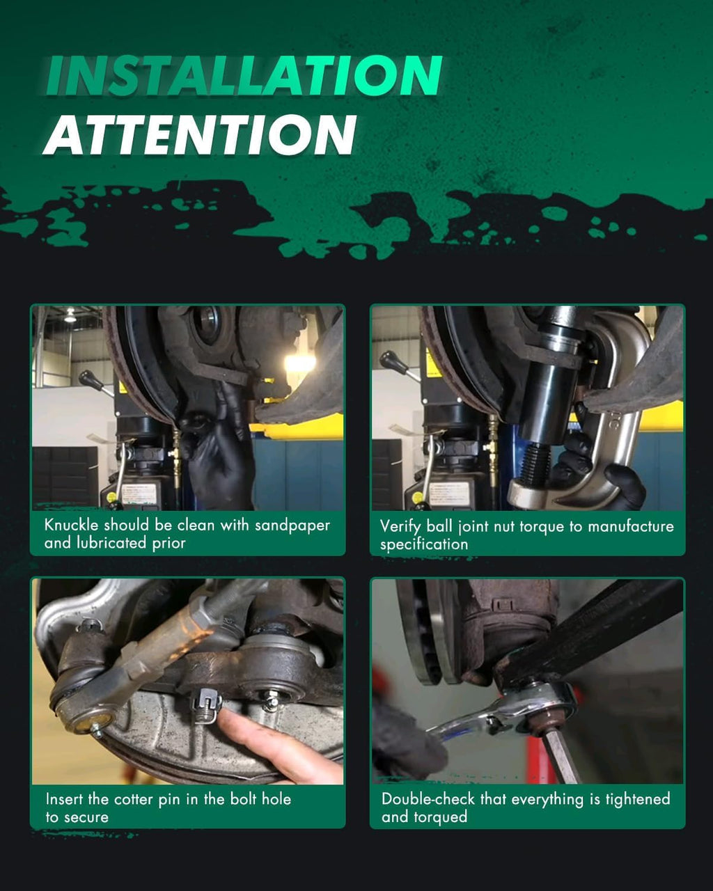 10pcs Front Suspension Kit B56098