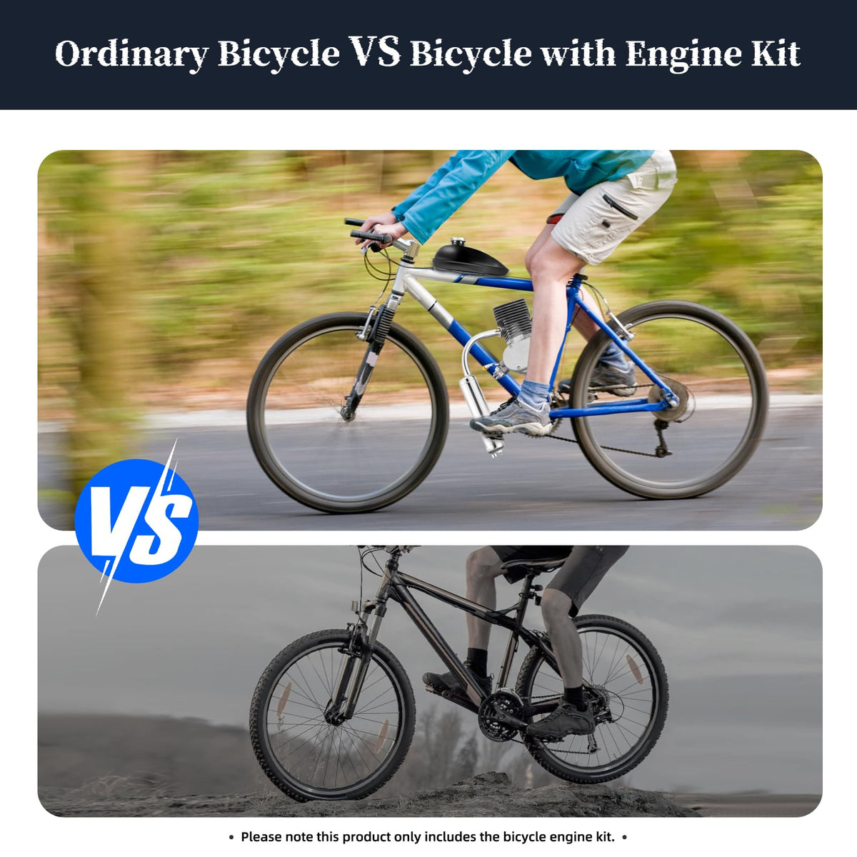 100CC 2 Stroke Air Cooling Bicycle Engine Kit W996