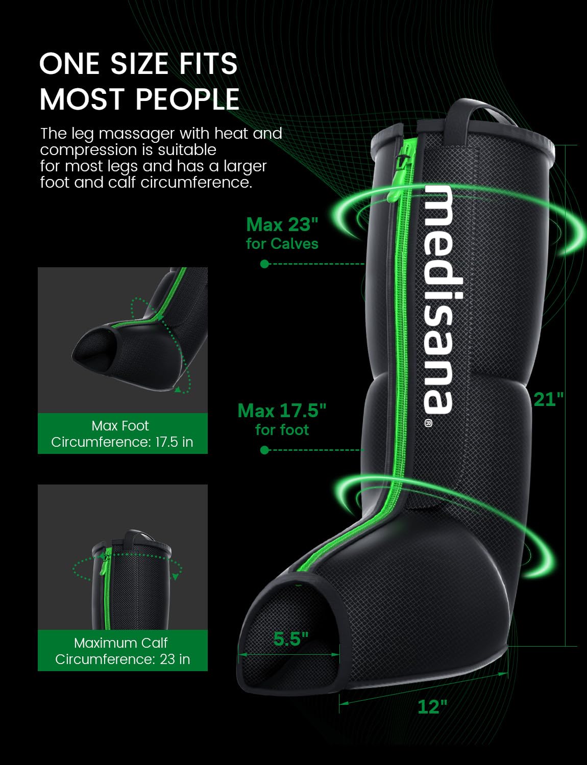 Leg Compression Massager with Heat G3466