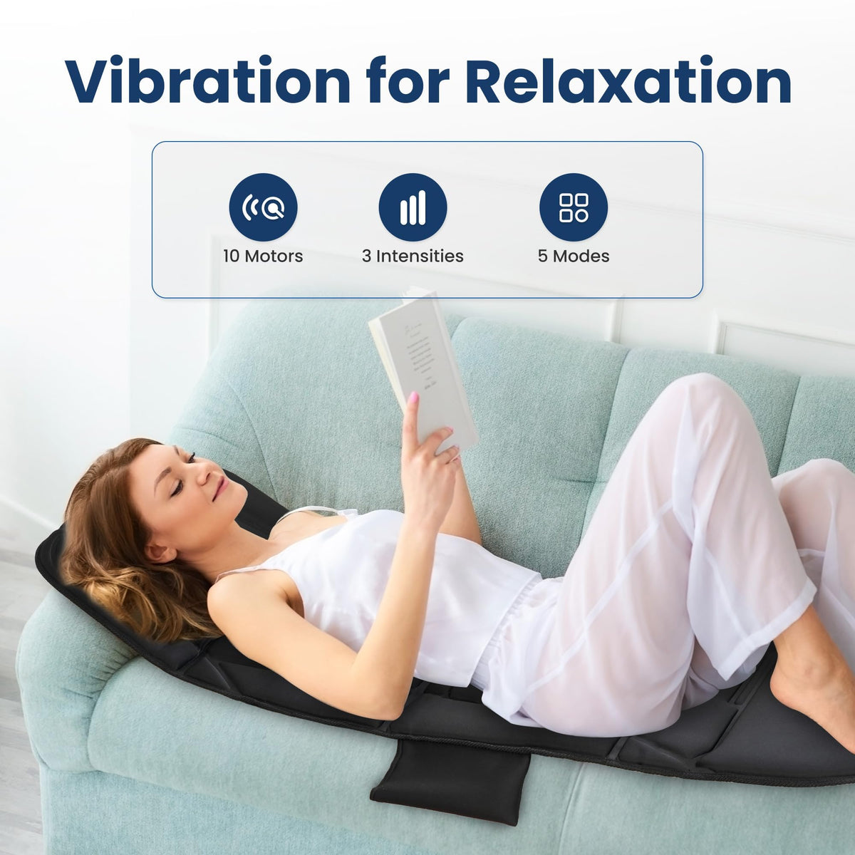 Full Body Massage Mat with Heat & Shiatsu Neck Massager B431
