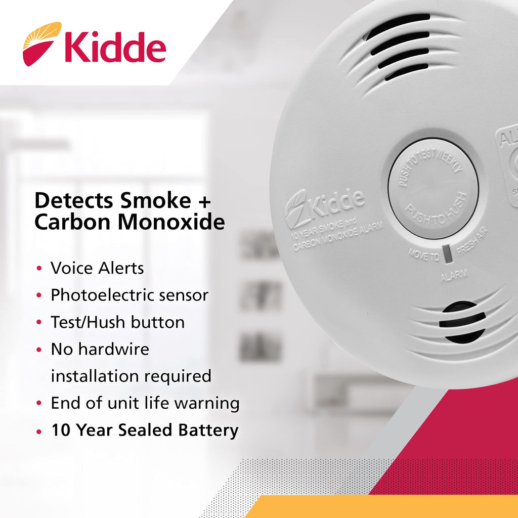 Smoke & Carbon Monoxide Alarm with Voice Warning Z269785