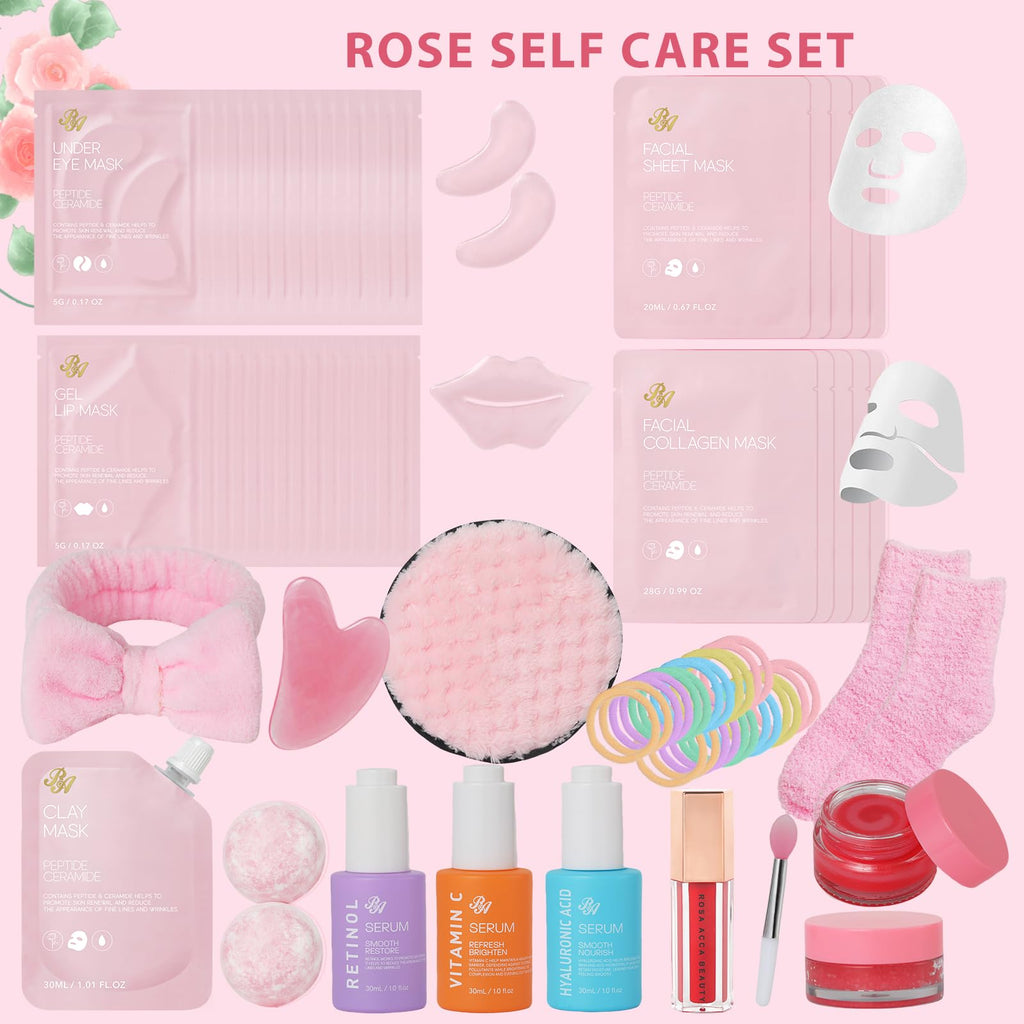 55 Pcs Rose Hydrating Skin Care Set F579
