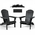 Folding Solid Cedar Wood Adirondack Chair R1188