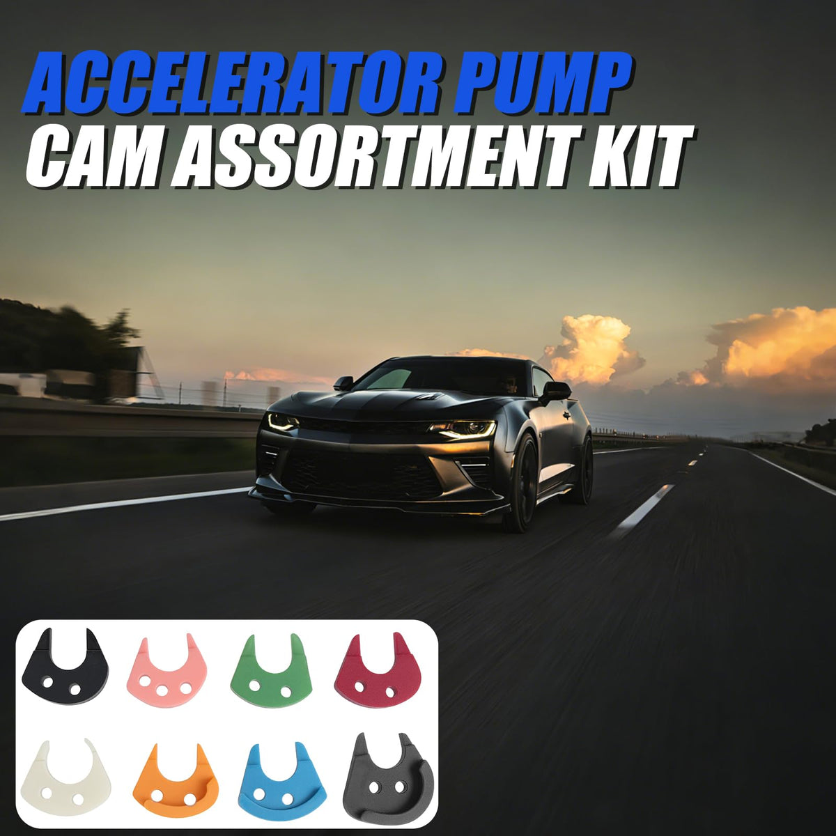 8-Piece Accelerator Pump Cam Assortment Kit M2336