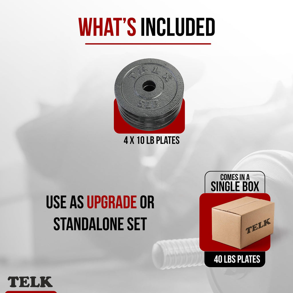 Adjustable Dumbbell Set with Cast Iron Plates J8729