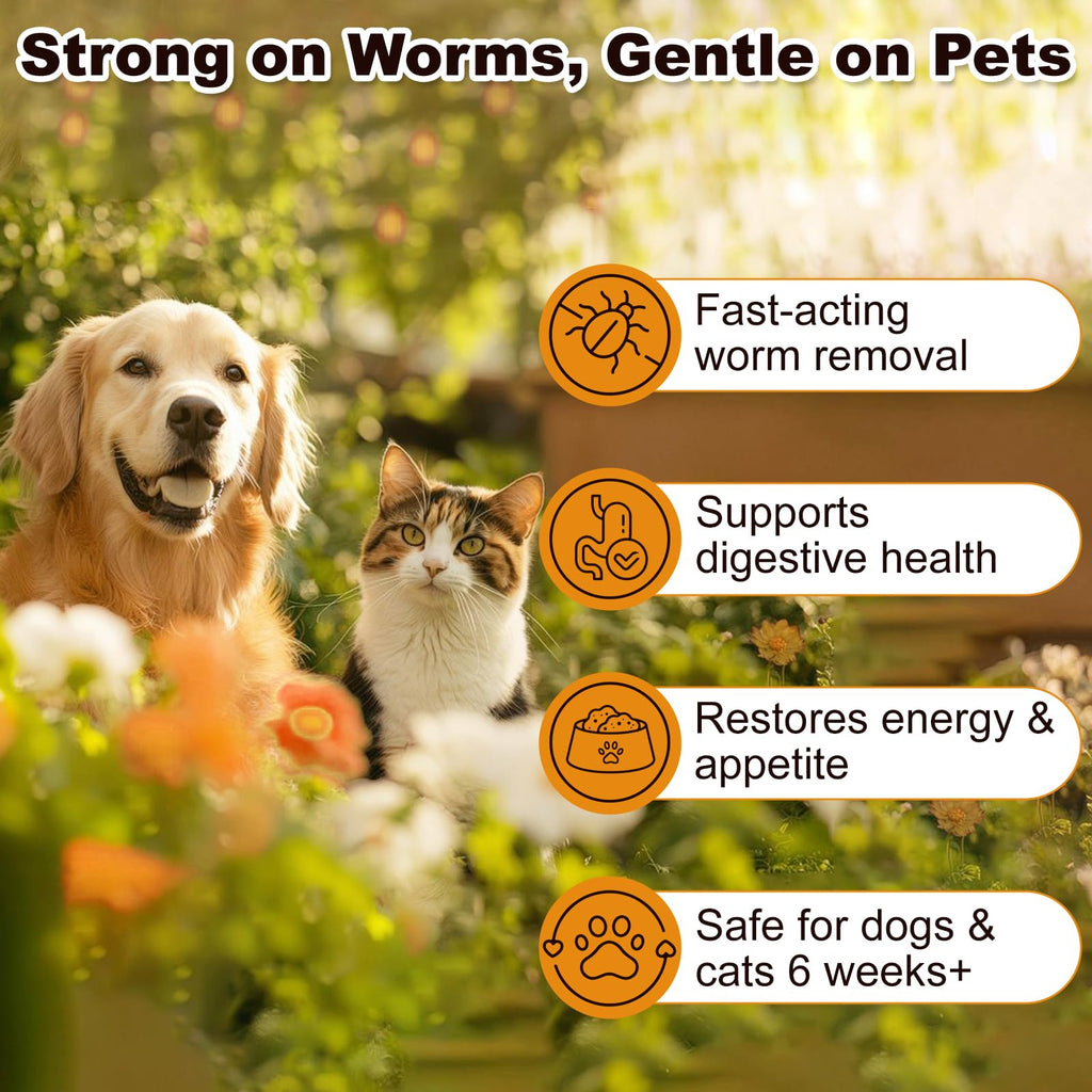 7-Way Dewormer Liquid for Dogs & Cats, 3.38 fl oz A17601