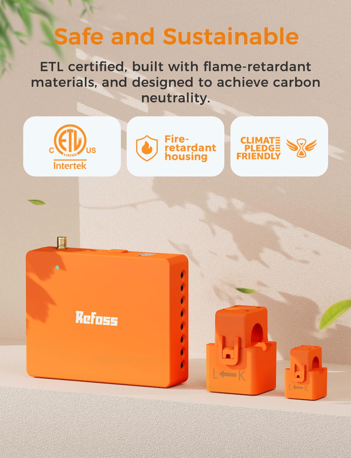Smart Home Energy Monitor with 16 60A Circuit Sensor T6842