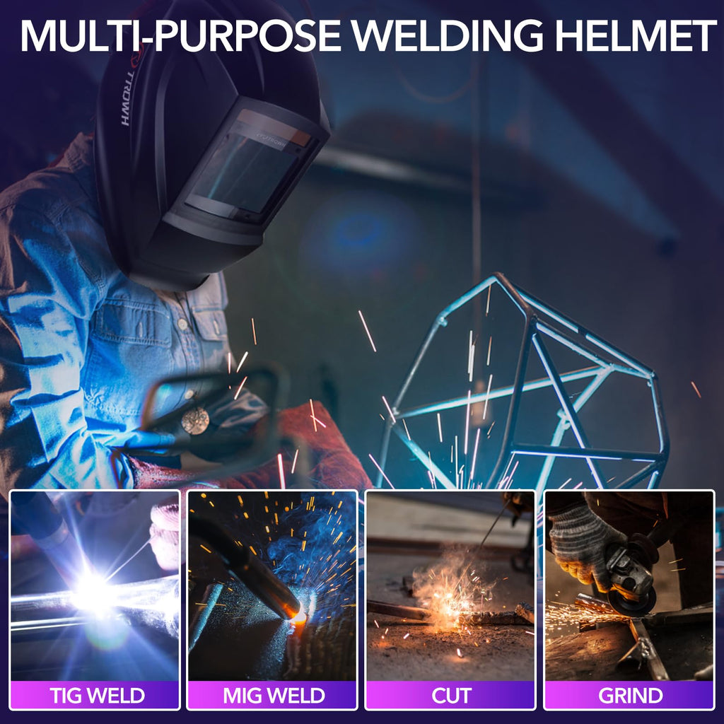 Auto Darkening Solar Powered Welding Helmet Z87145