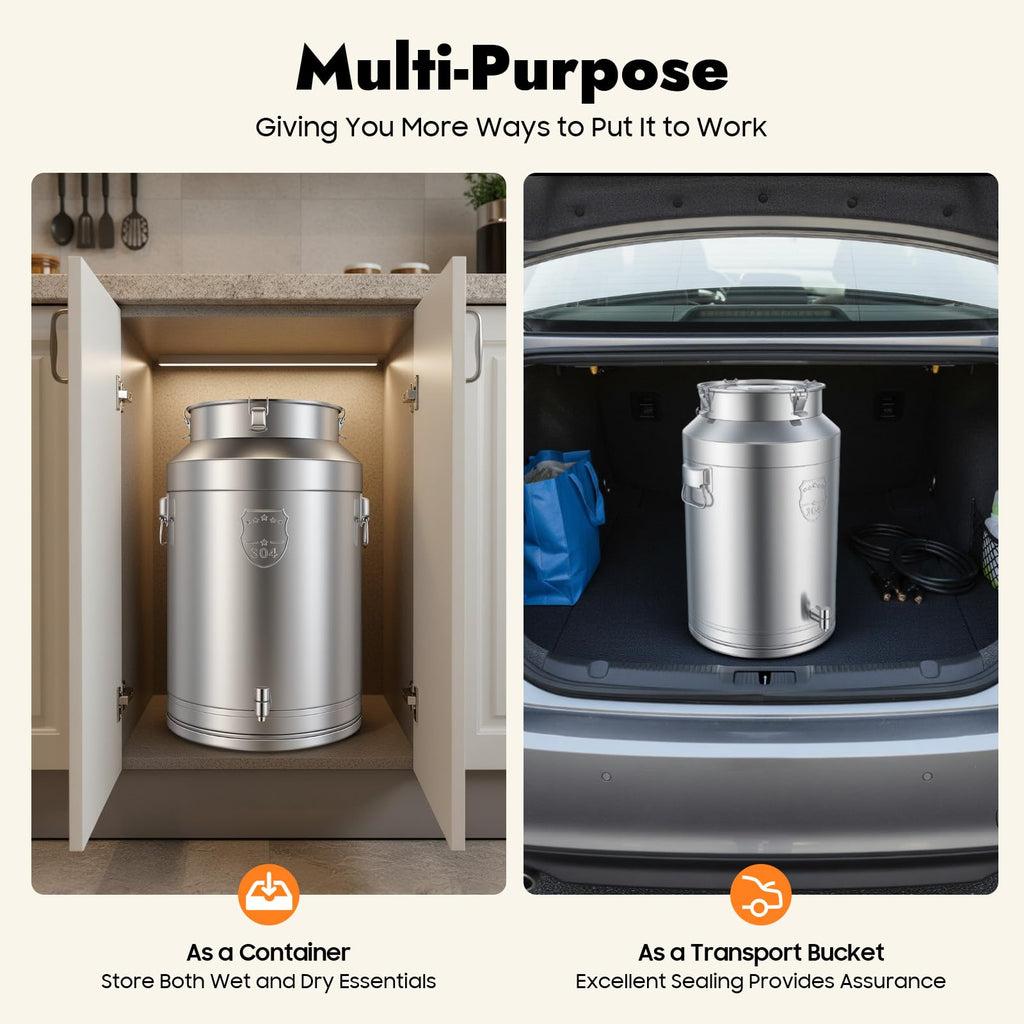 20Gal Stainless Steel Water Dispenser with Faucet S494