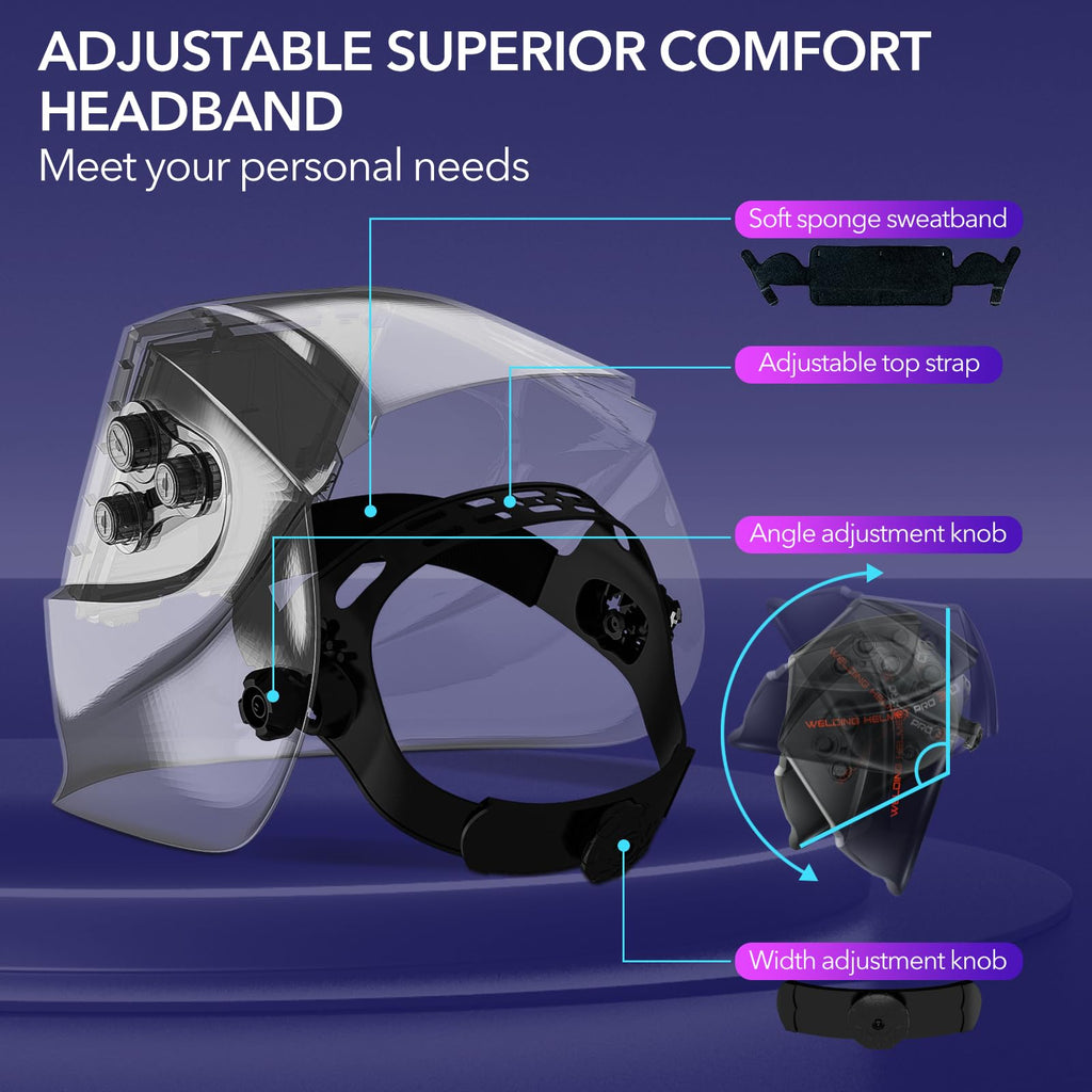 Auto Darkening Solar Powered Welding Helmet Z87145