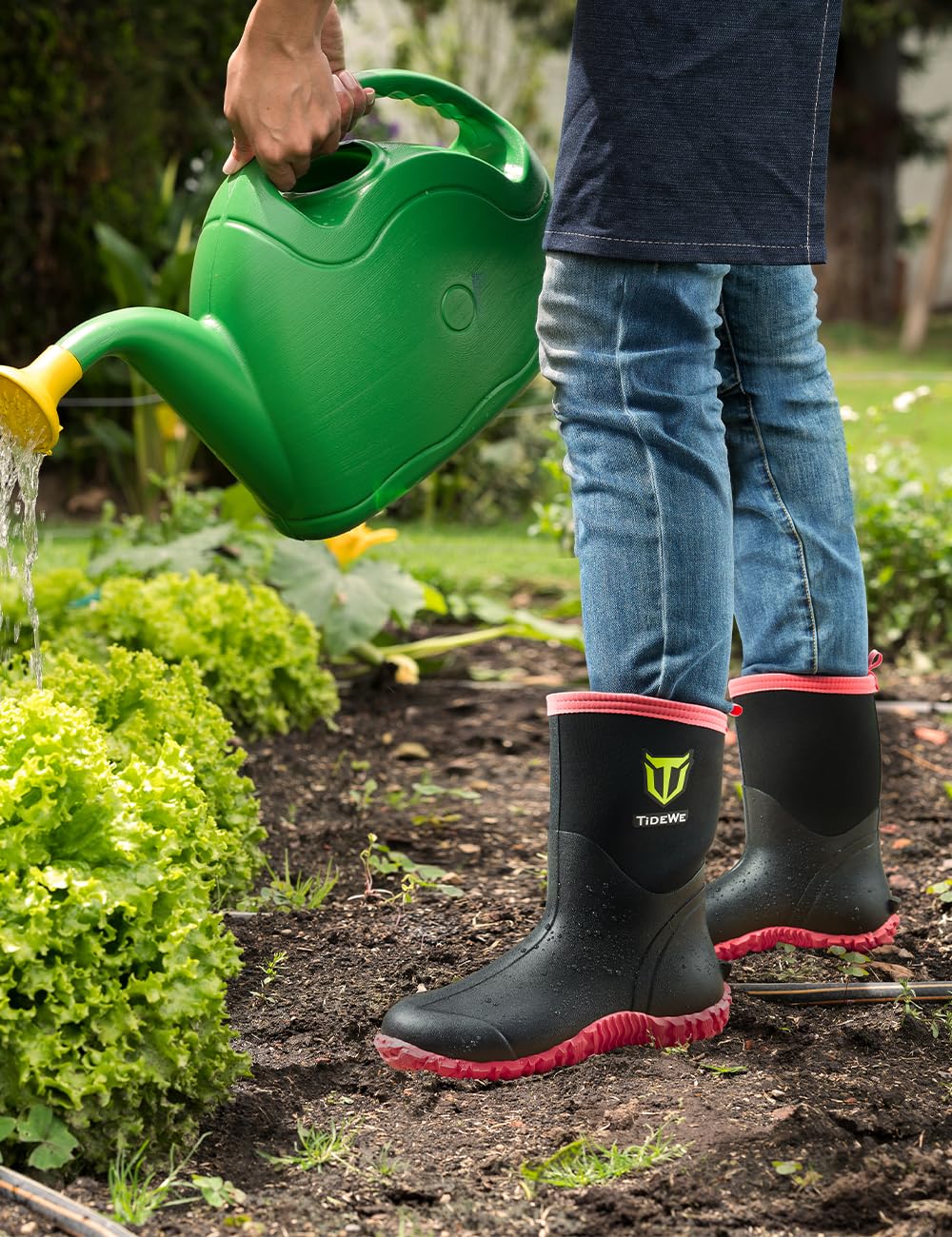 Waterproof Rubber Work Boots Y323667
