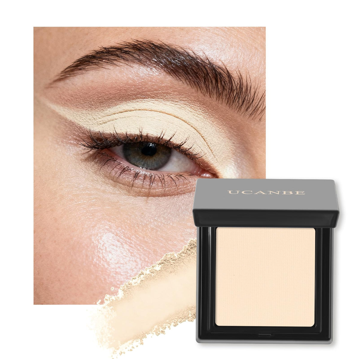 Light Beige Neutral Nude Matte Single Eyeshadow Palette G2892