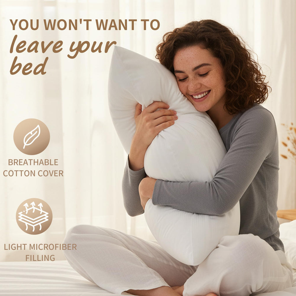 King Size Down Alternative Pillows Set of 2 Q87845