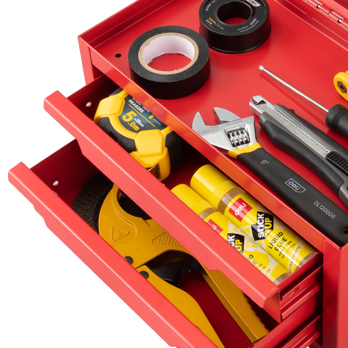 Pink 2 Drawer Metal Mini Tool Box C67039