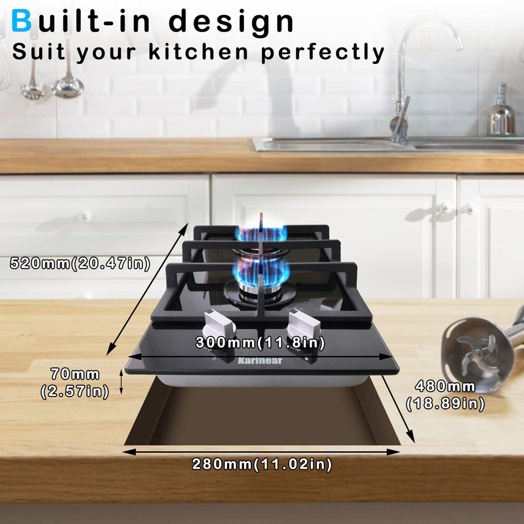 2 Burner Propane Gas Cooktop W374142