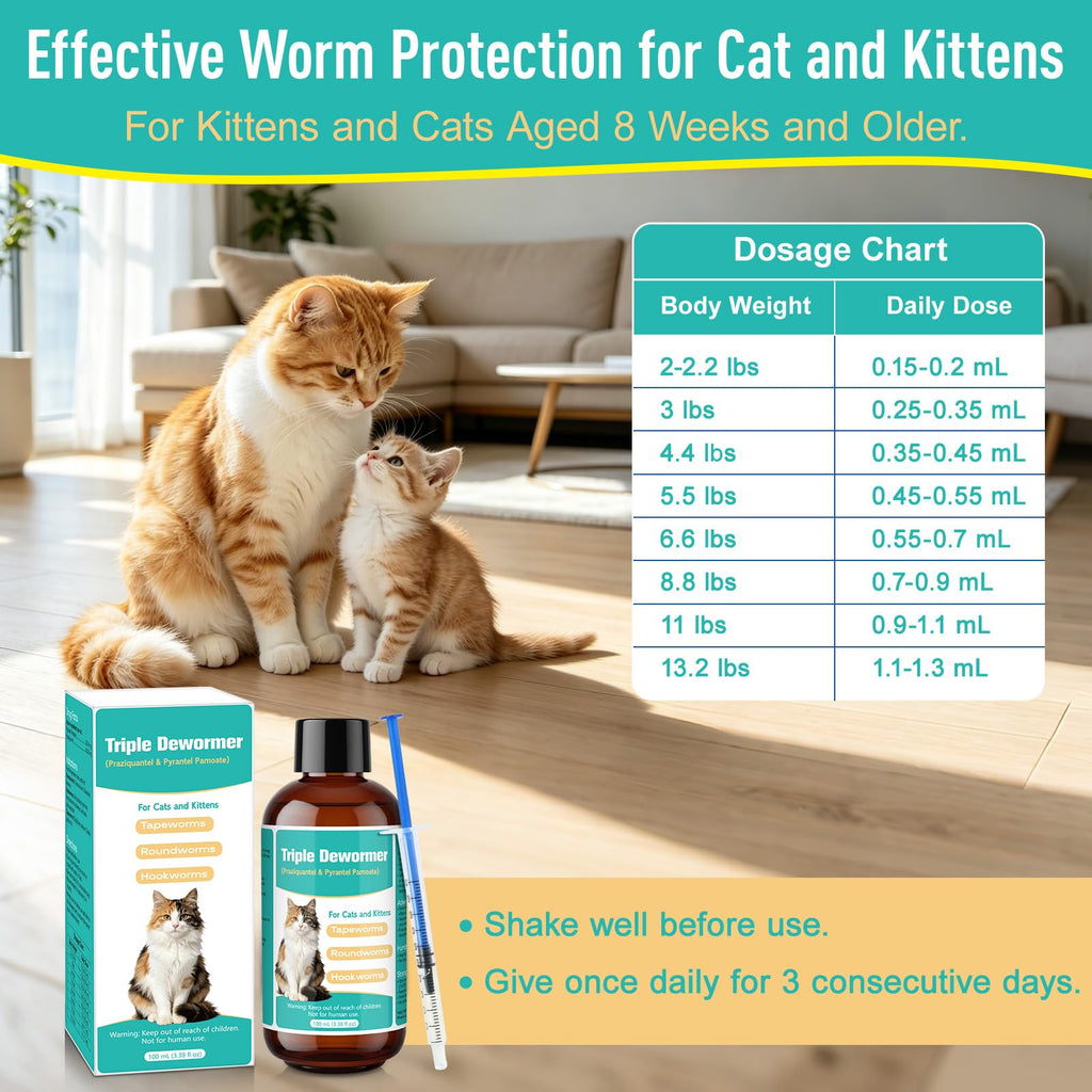 Cat Dewormer Liquid S13190