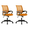 2 Pack Orange Mesh Adjustable Office Chair G8688