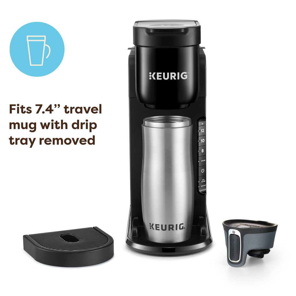 Single Serve K-Cup Pod Coffee Maker, 3 Brew Sizes, Black A3654