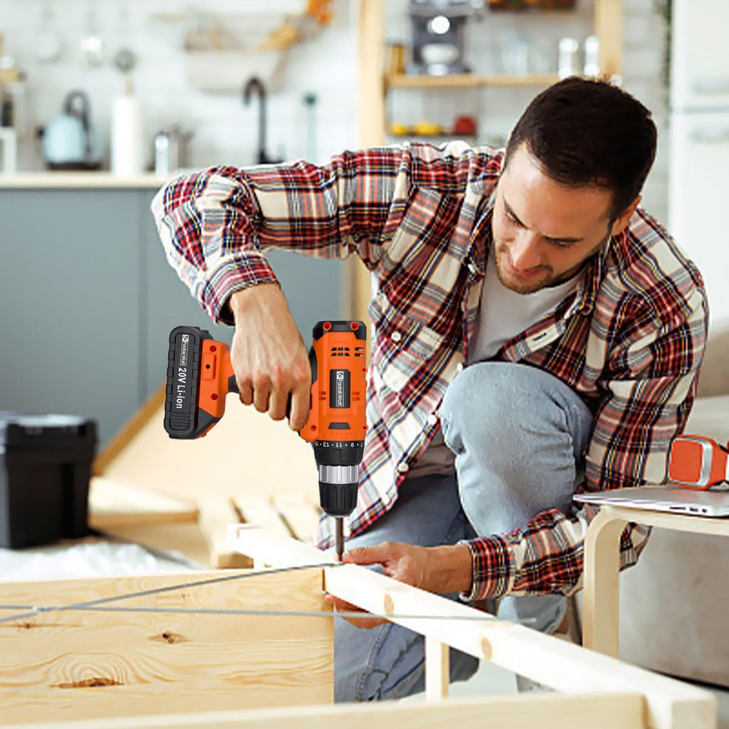Cordless Drill Set 20V with Battery And Charger Y40202