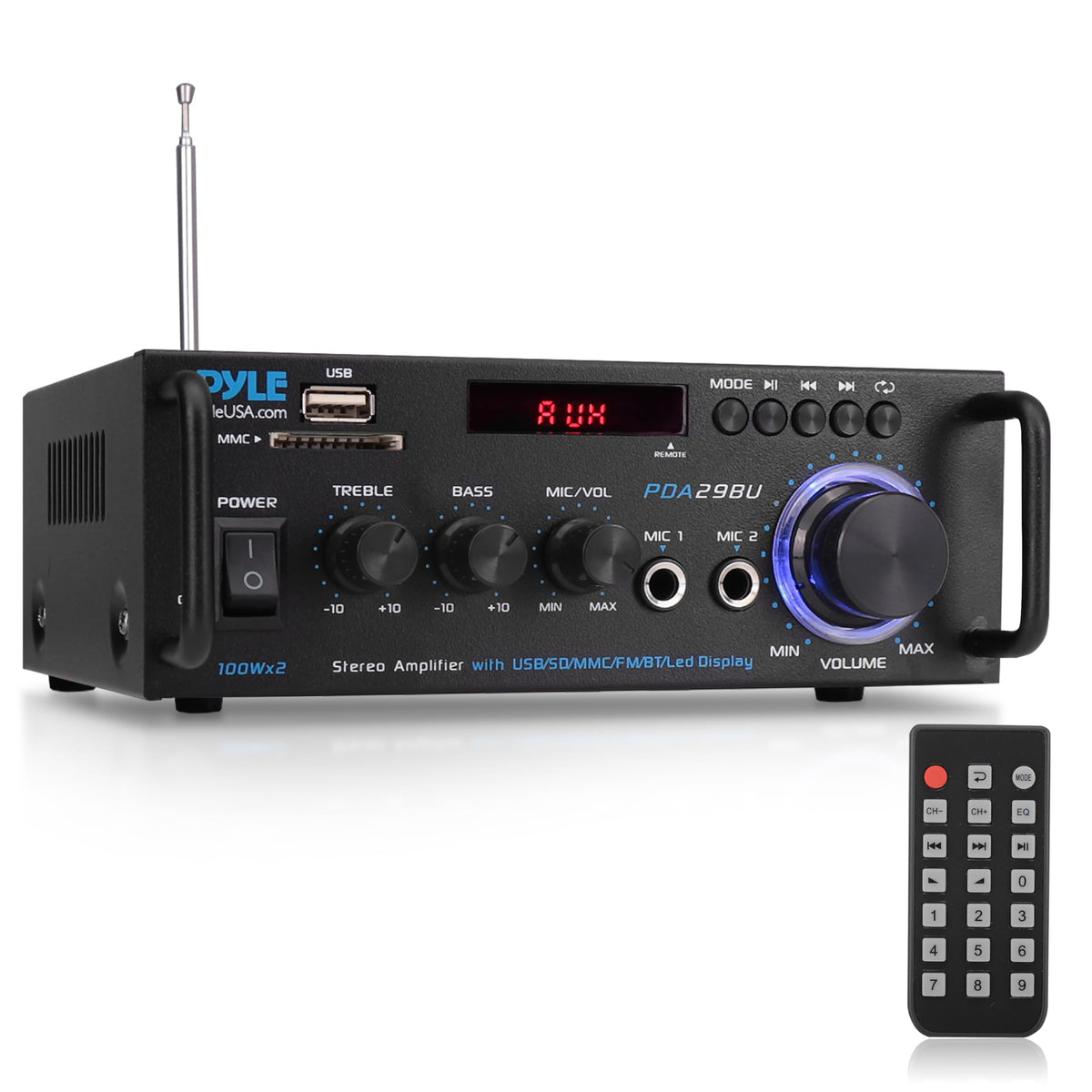 200W Stereo Power Amplifier with Bluetooth D388068