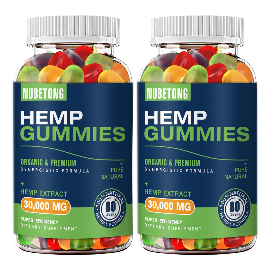 Organic Hemp Gummies Supplement 2 Packs H366536