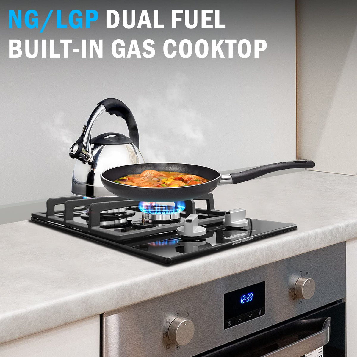 2 Burner Propane Gas Cooktop W374142