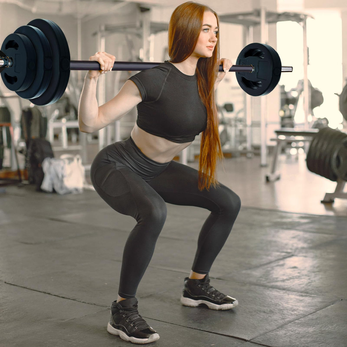 40 LB Adjustable Barbell Weight Set H50879