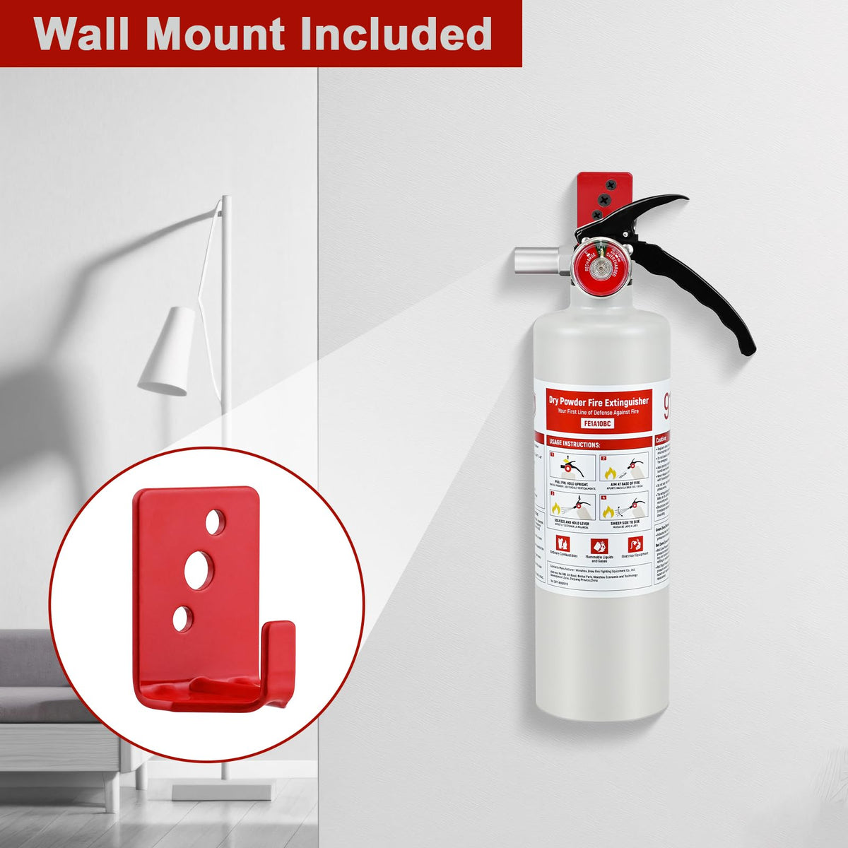 2.5 lb ABC Dry Chemical Fire Extinguisher B16185
