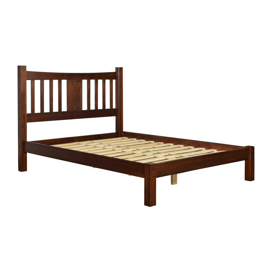 King Size Cherry Solid Wood Platform Bed R563157
