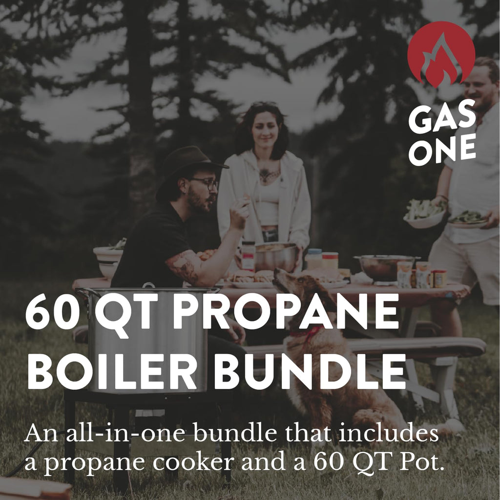 Seafood Boil Kit with Propane Burner and 60Qt Pot with Basket S8068