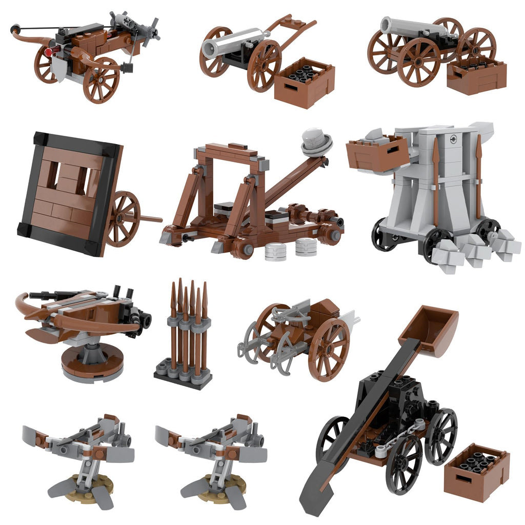 564 Pcs Medieval Weapons Building Block Set P7285