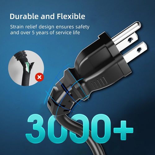 100 FT Waterproof Black 16 AWG Extension Cord Q3131