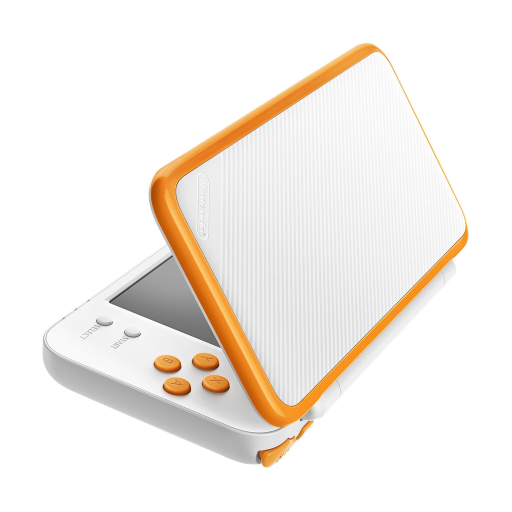 White Orange 2DS XL Console U4250