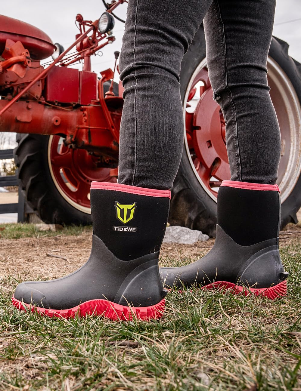 Waterproof Rubber Work Boots Y323667
