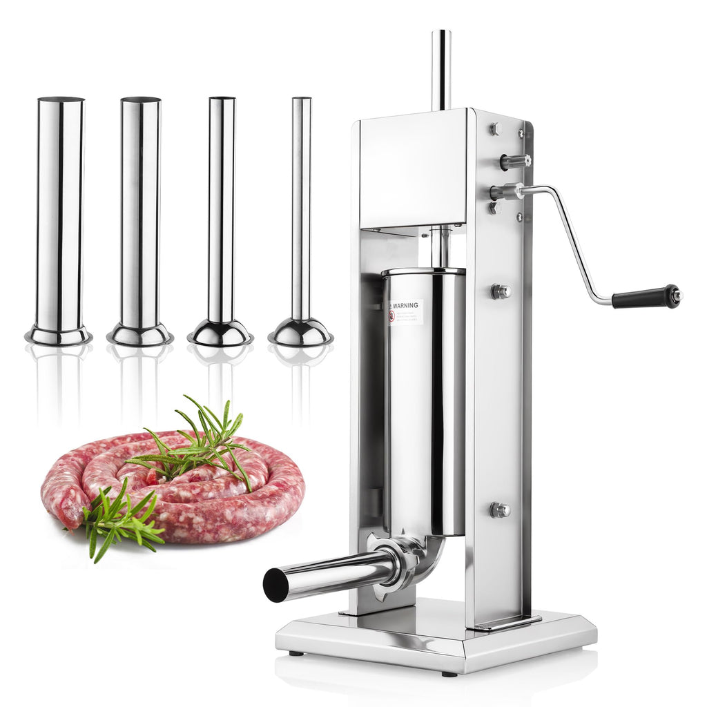 7L Stainless Steel Manual Sausage Stuffer B12813